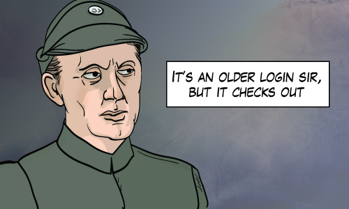 I am altering the login. Pray I don't alter it any further.